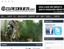 Tablet Screenshot of elpedalier.com